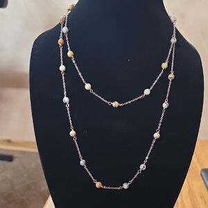 Crazy Agate Elegant Beaded Necklace